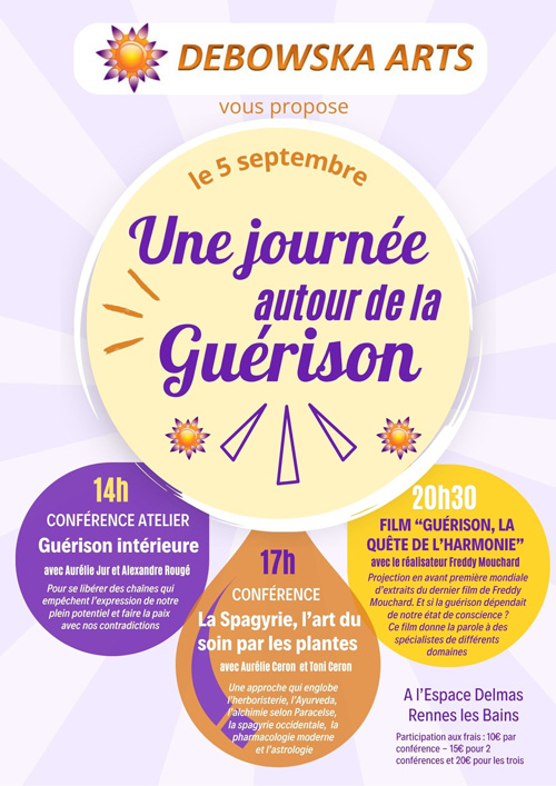 Une journée autour de la Guérison au Foyer à l'Espace Delmas à Rennes les Bains 